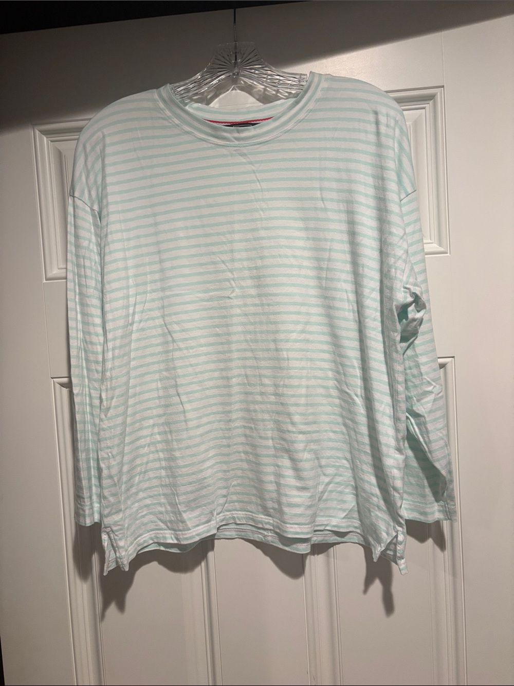 AYR French Fry Light Mint Stripe Long-Sleeve Shirt